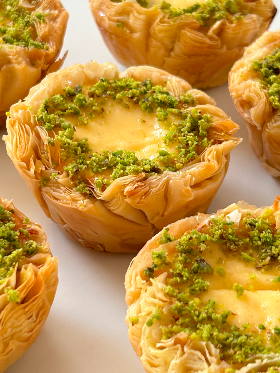 Baklava Cheesecake Tartelettes