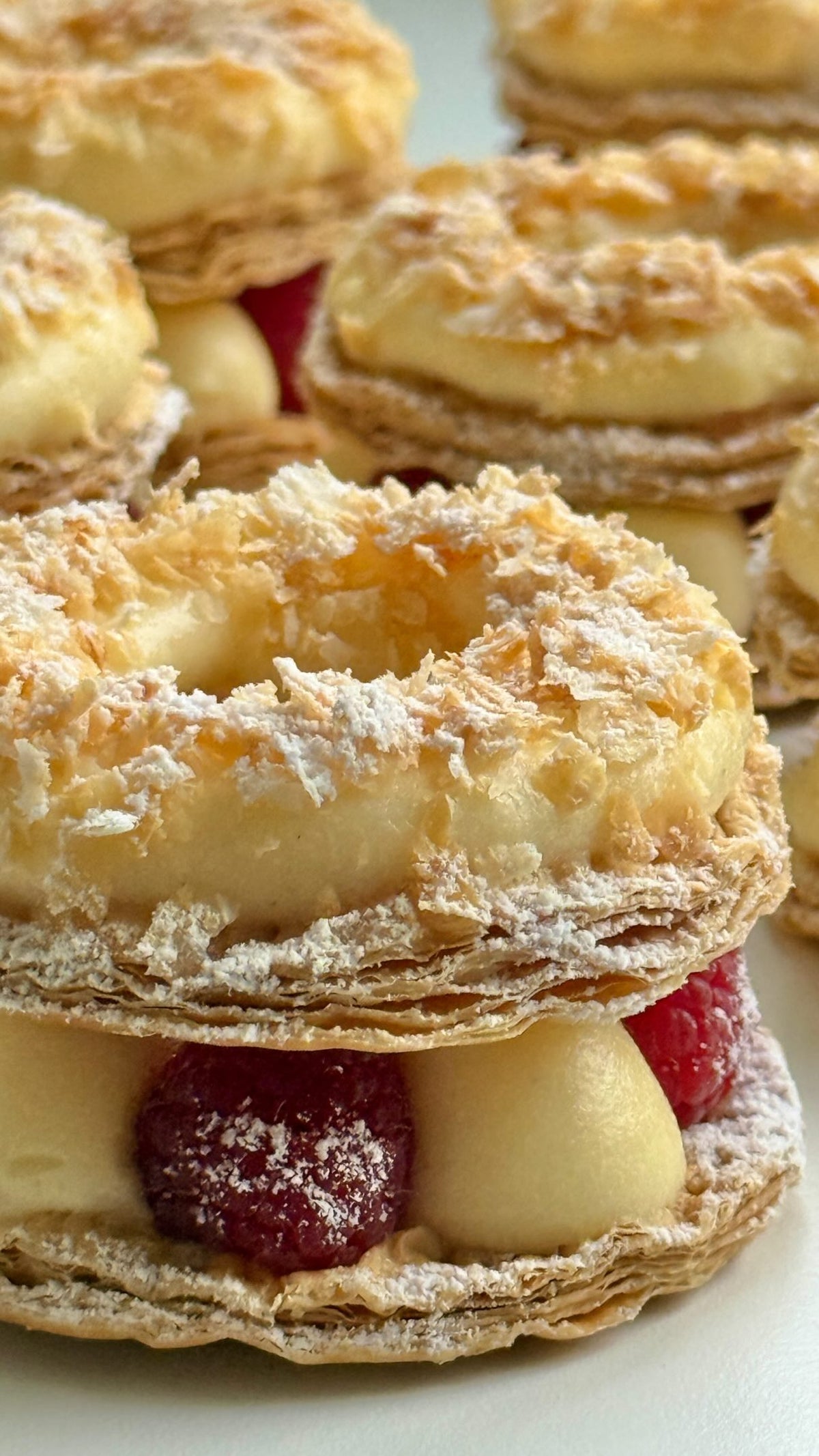 Mille-feuille Rings von Food with Style, fertig angerichtet