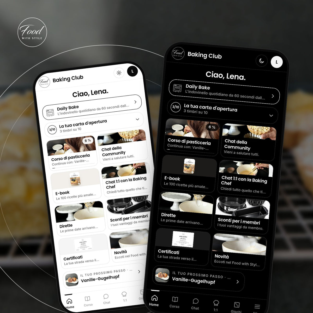 Food with Style Baking Club app