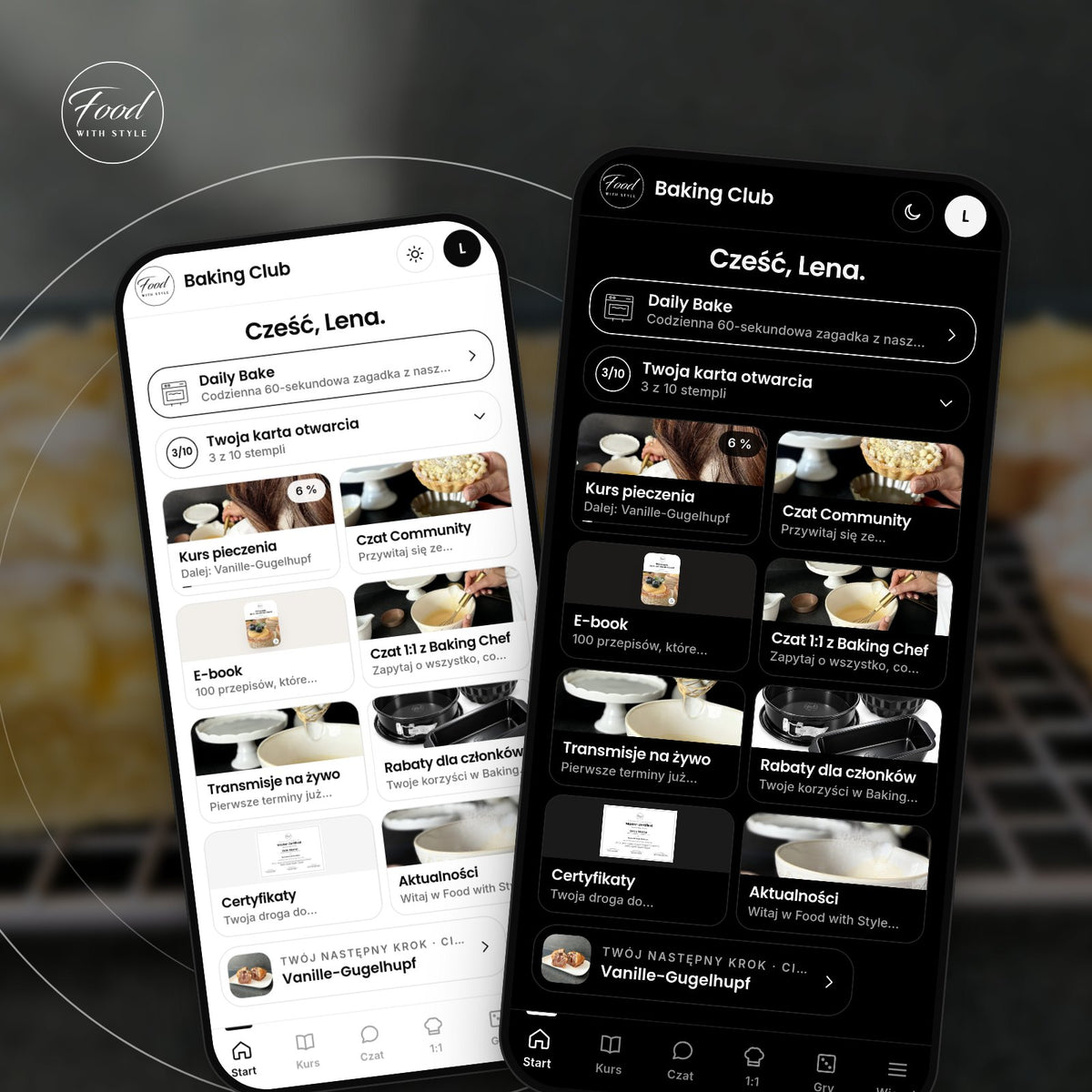 Food with Style Baking Club app