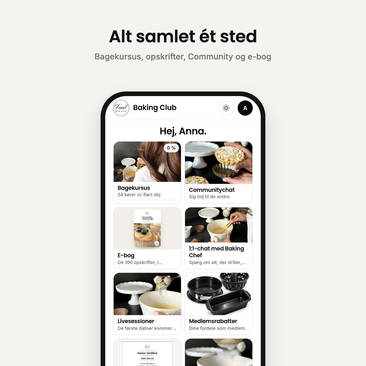Baking Club app