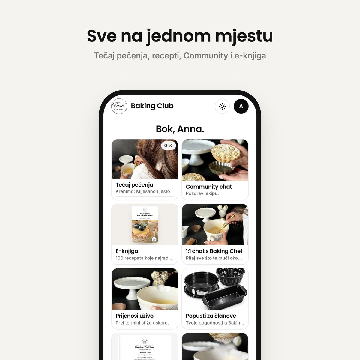 Baking Club app