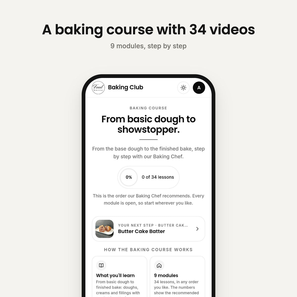 baking course