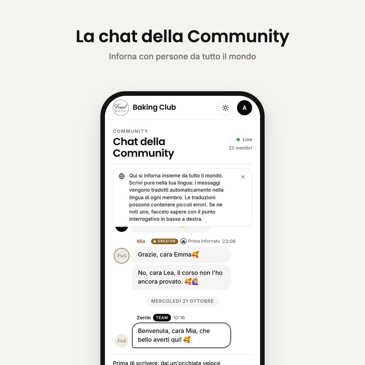 Community chat