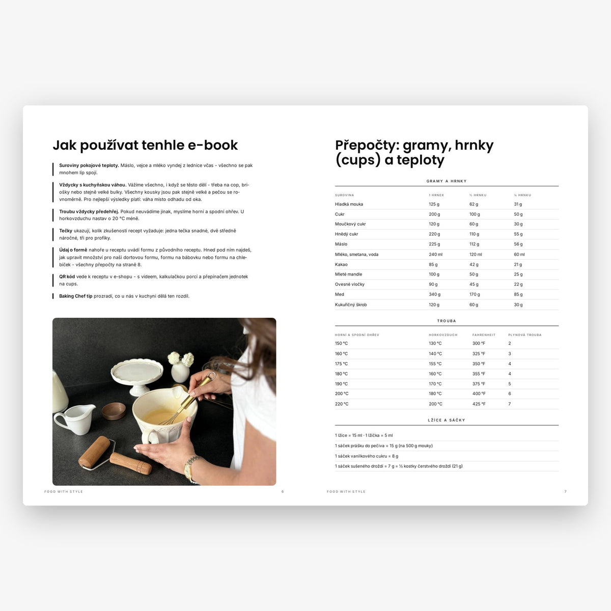 Food with Style Classics e-book pages