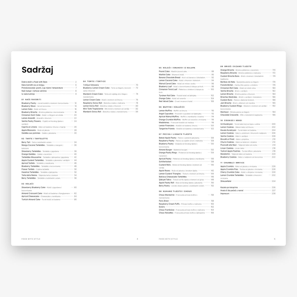 Food with Style Classics e-book pages