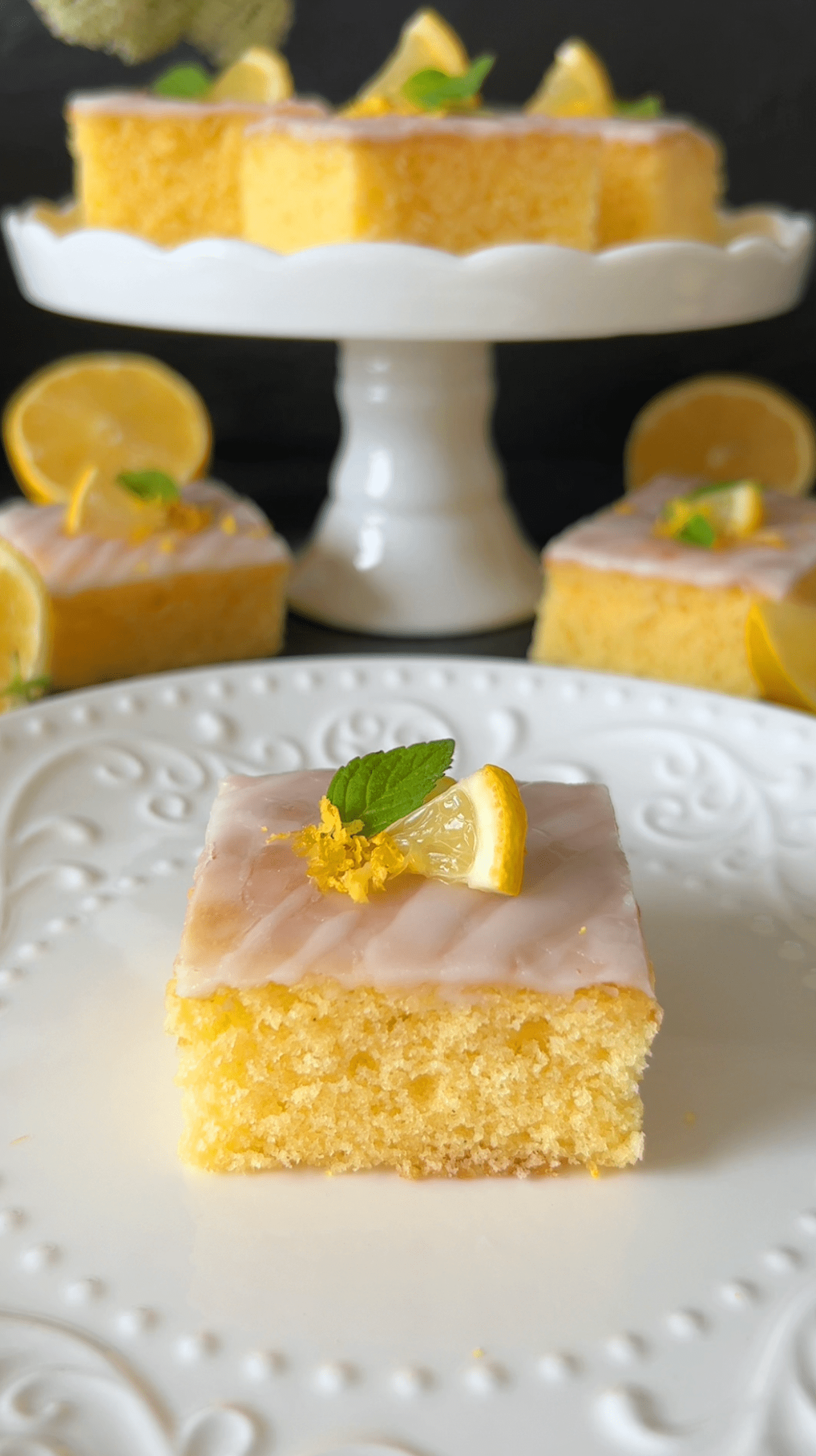 Lemon Piece on a Plate