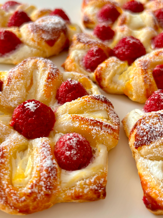 Raspberry Custard Pastry Recipe