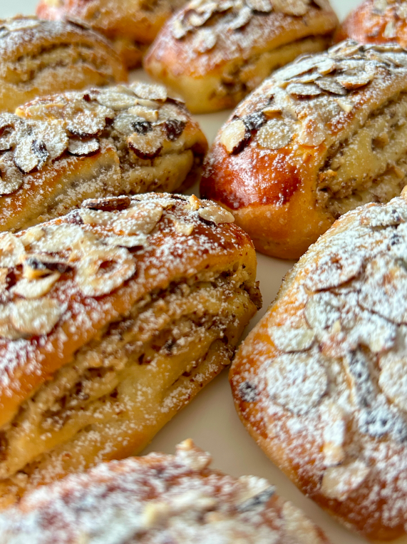 Hazelnut Brioche Rolls Recipe