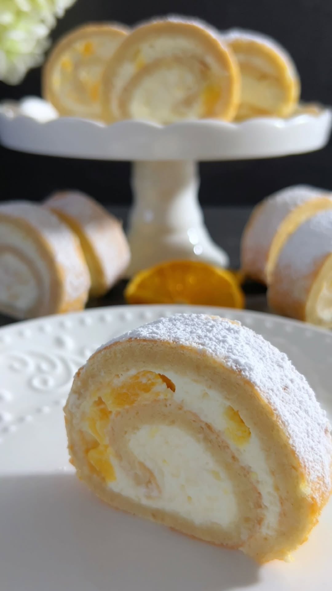 Orange Swiss Roll Recipe