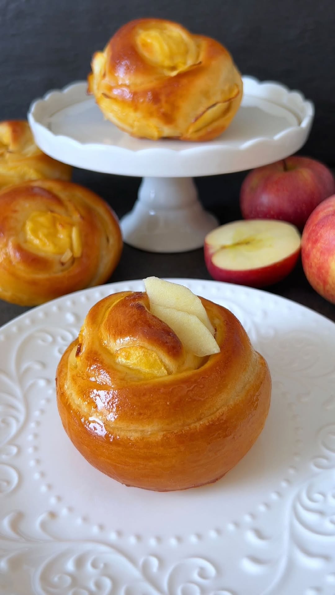 Apple Pudding Roses Recipe