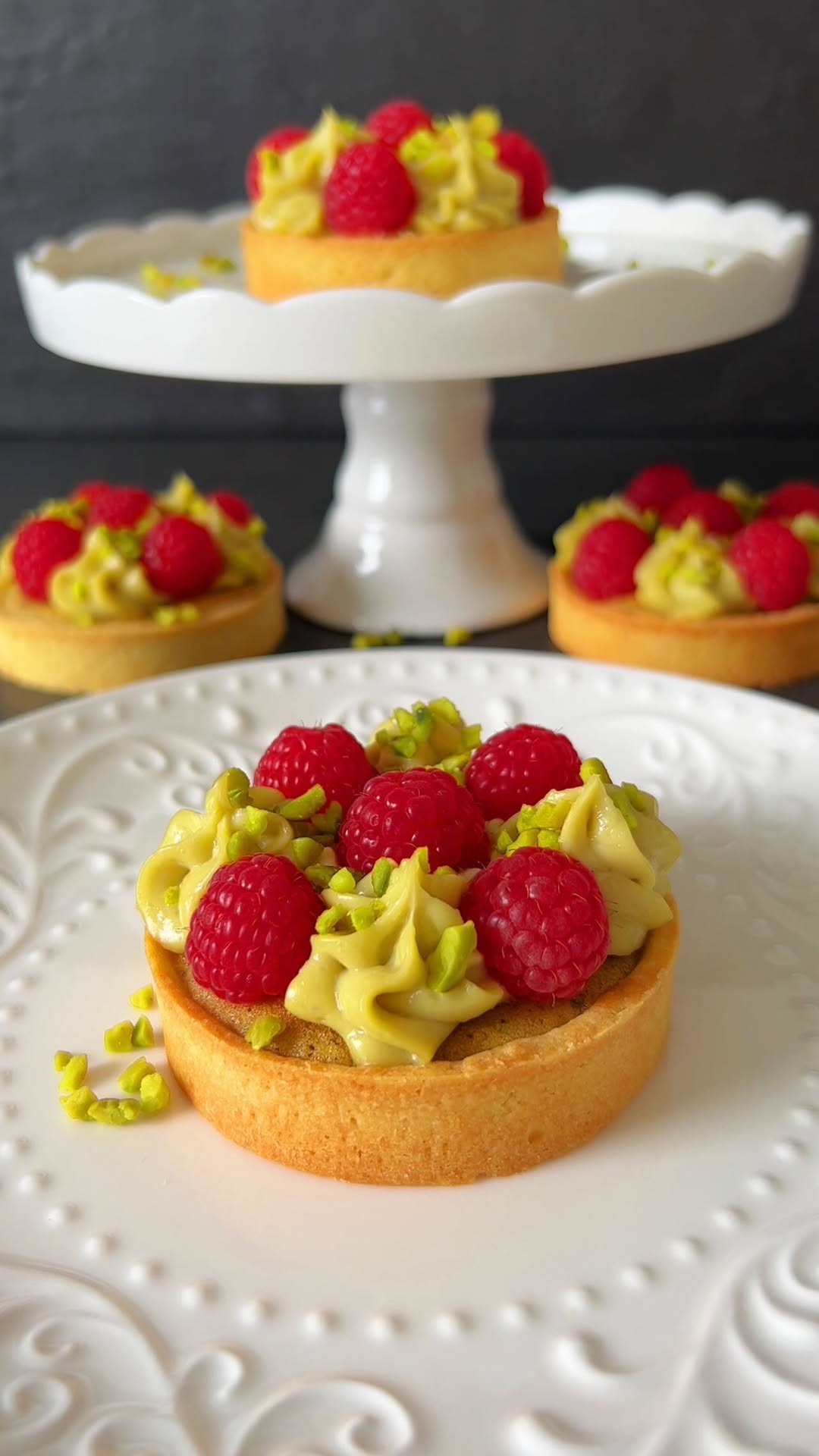 Tartelettes Pistache-Framboise Recipe
