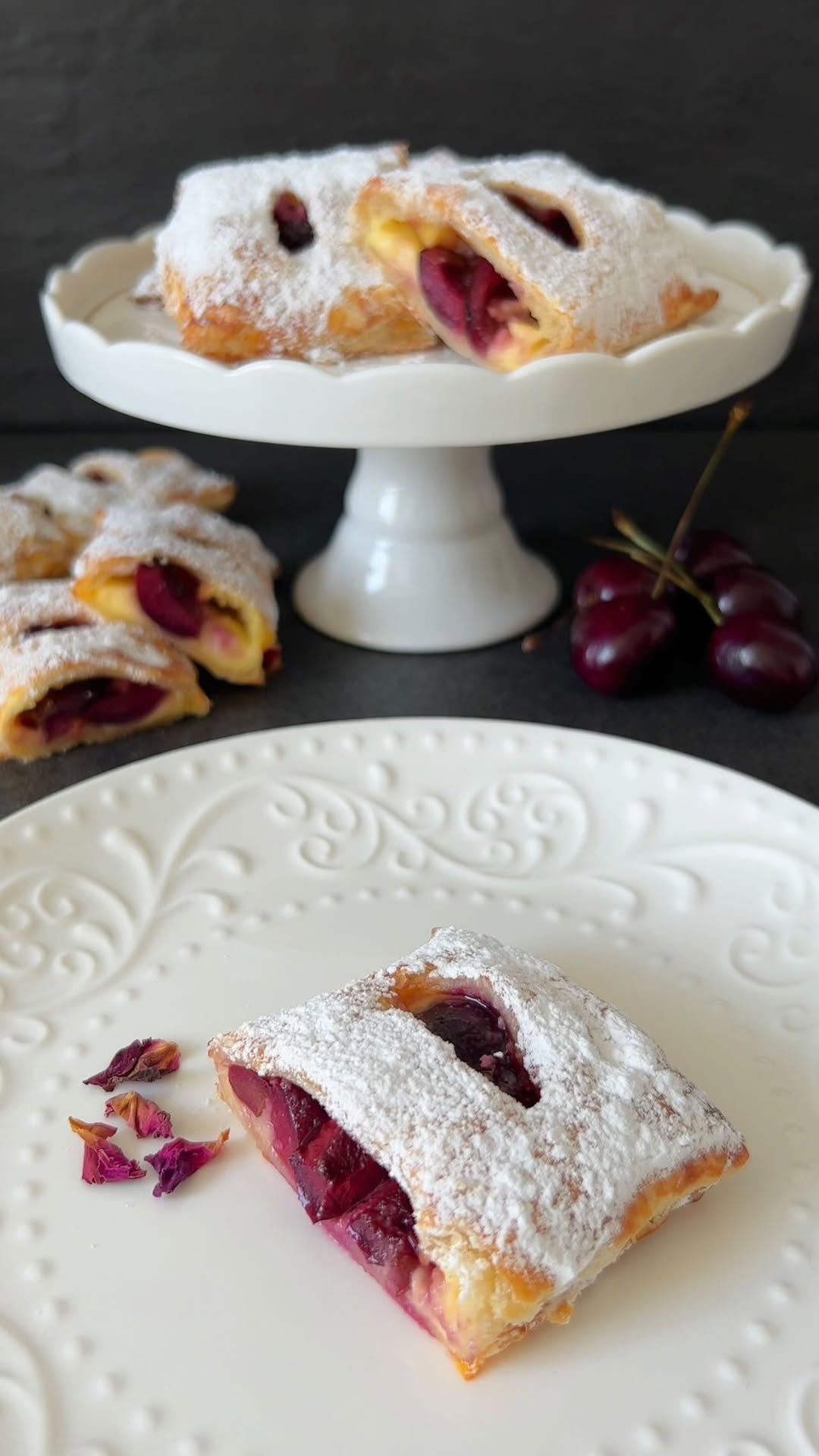 Cherry Pudding Pockets Recipe