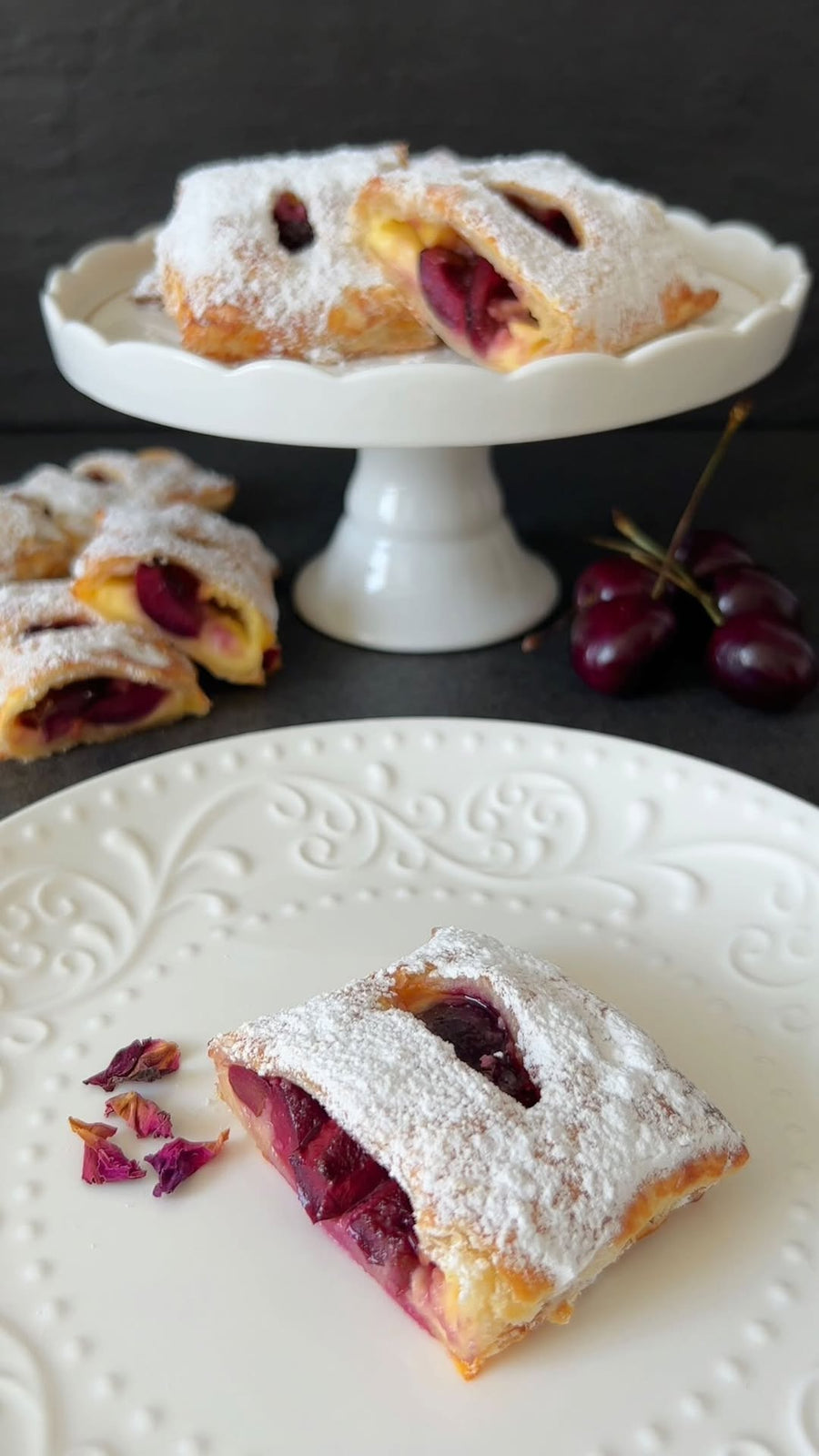 Cherry Pudding Pockets Recipe