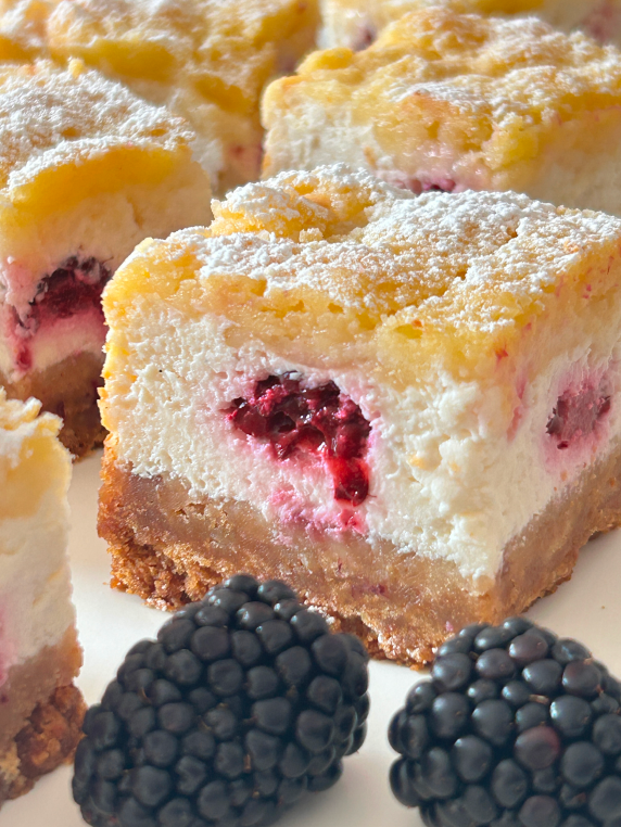 Brombeer-Quark-Kuchen Brombeer-Quark-Kuchen