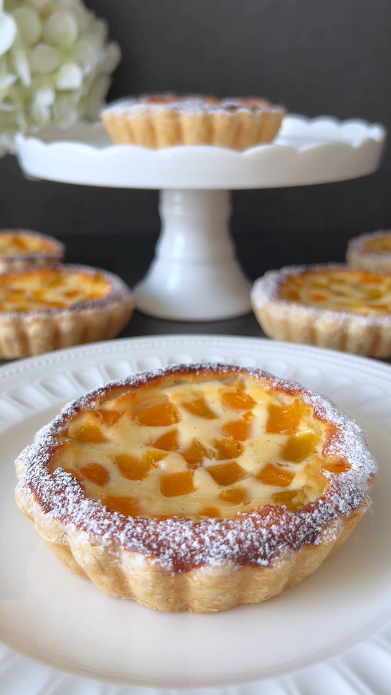 Apricot Cheesecake Tartelettes Recipe
