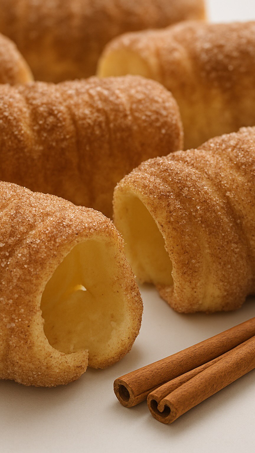 Baumstriezel (Kürtőskalács) von Food with Style, fertig angerichtet