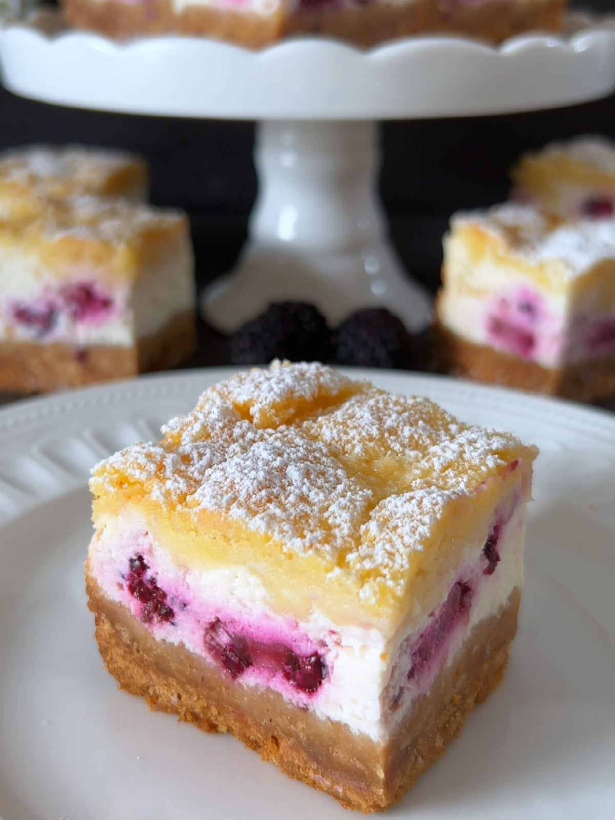 Torta di Quark alle More