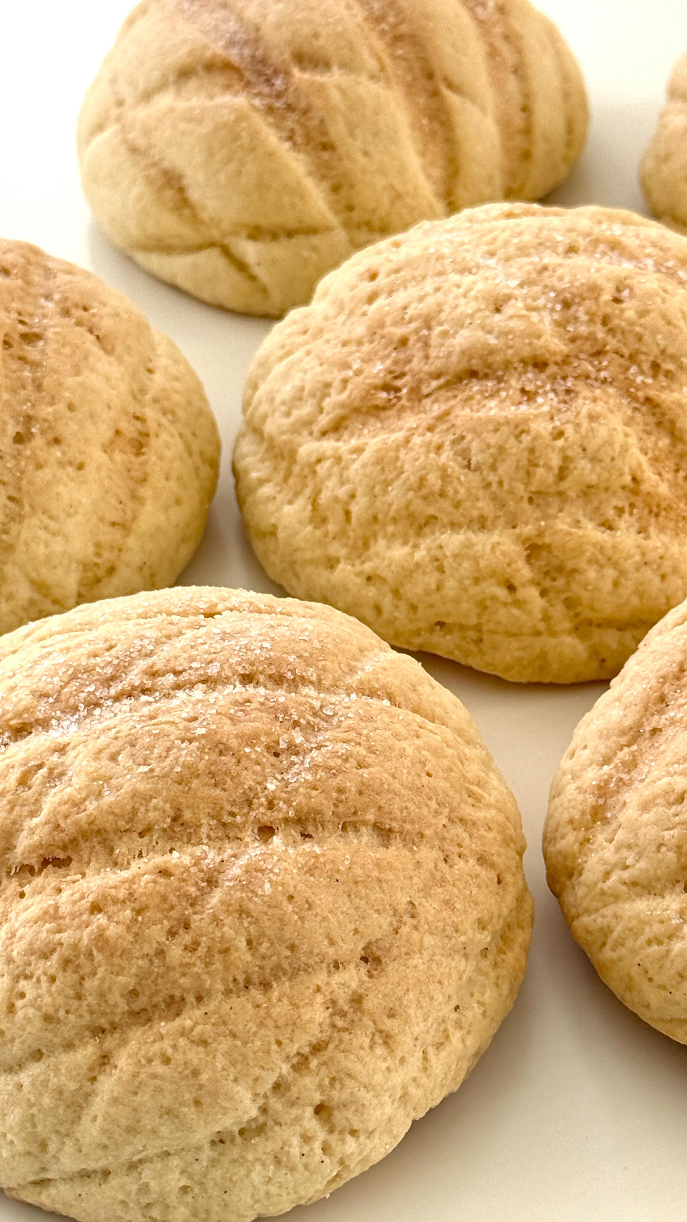 Delicious Melonpan von Food with Style, fertig angerichtet