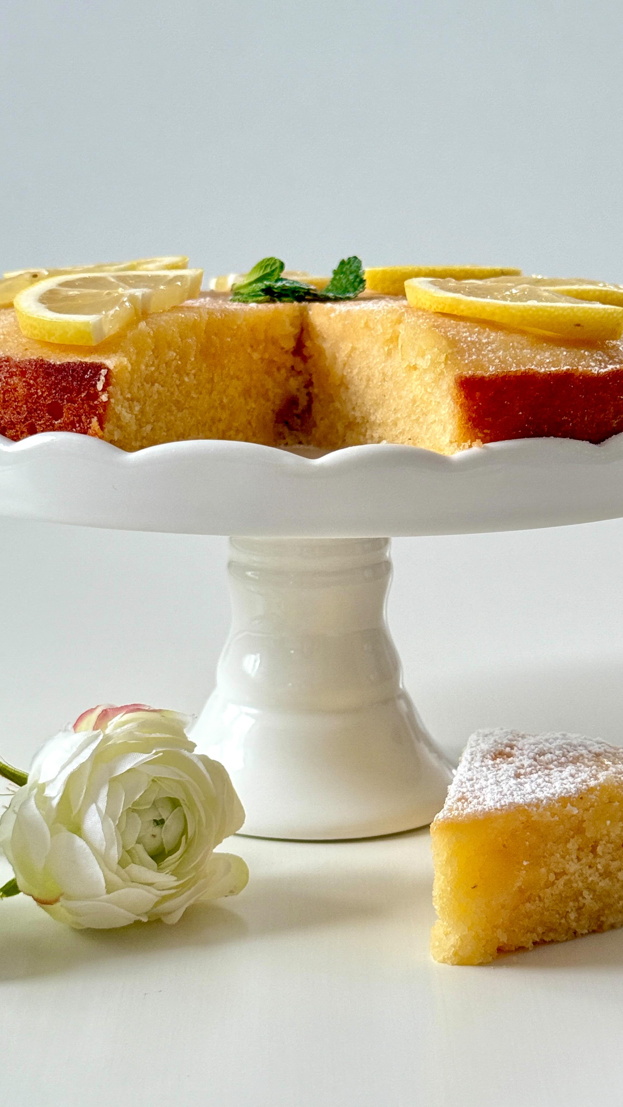 Lemon Polenta Cake Recipe