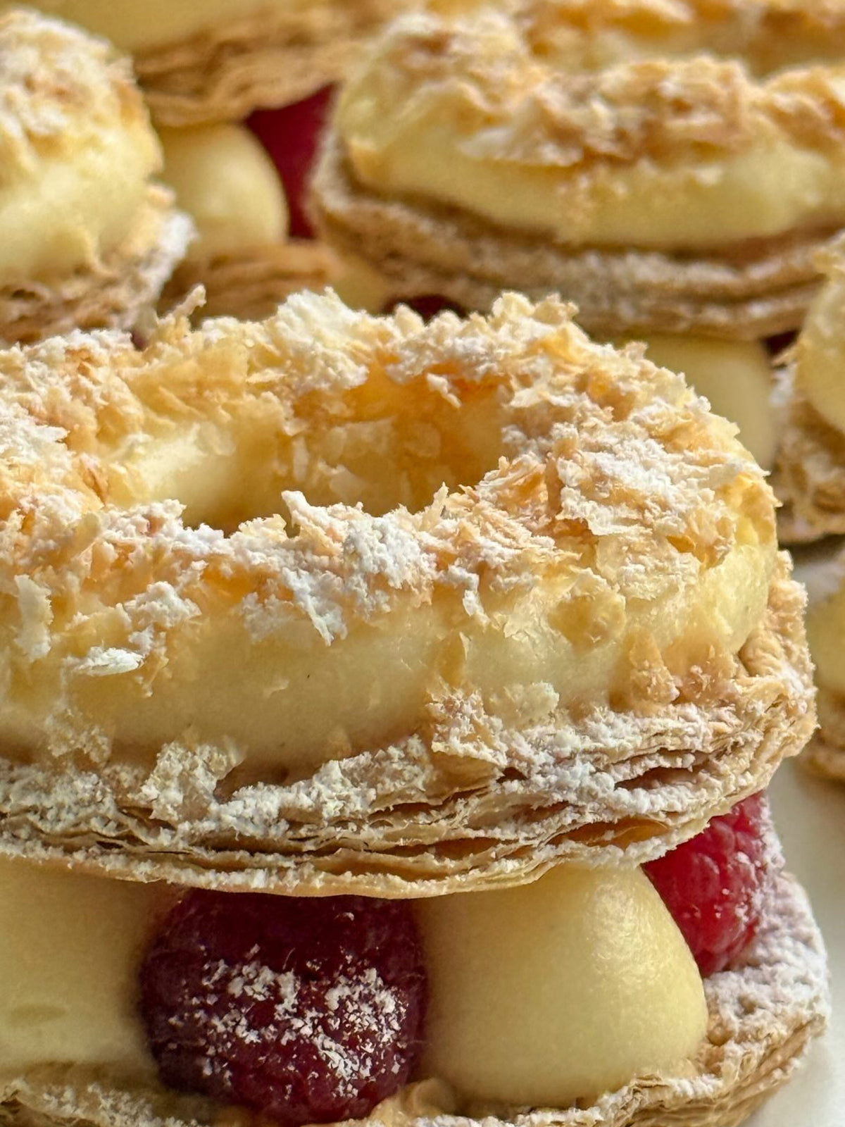 Mille-feuille Rings von Food with Style, fertig angerichtet