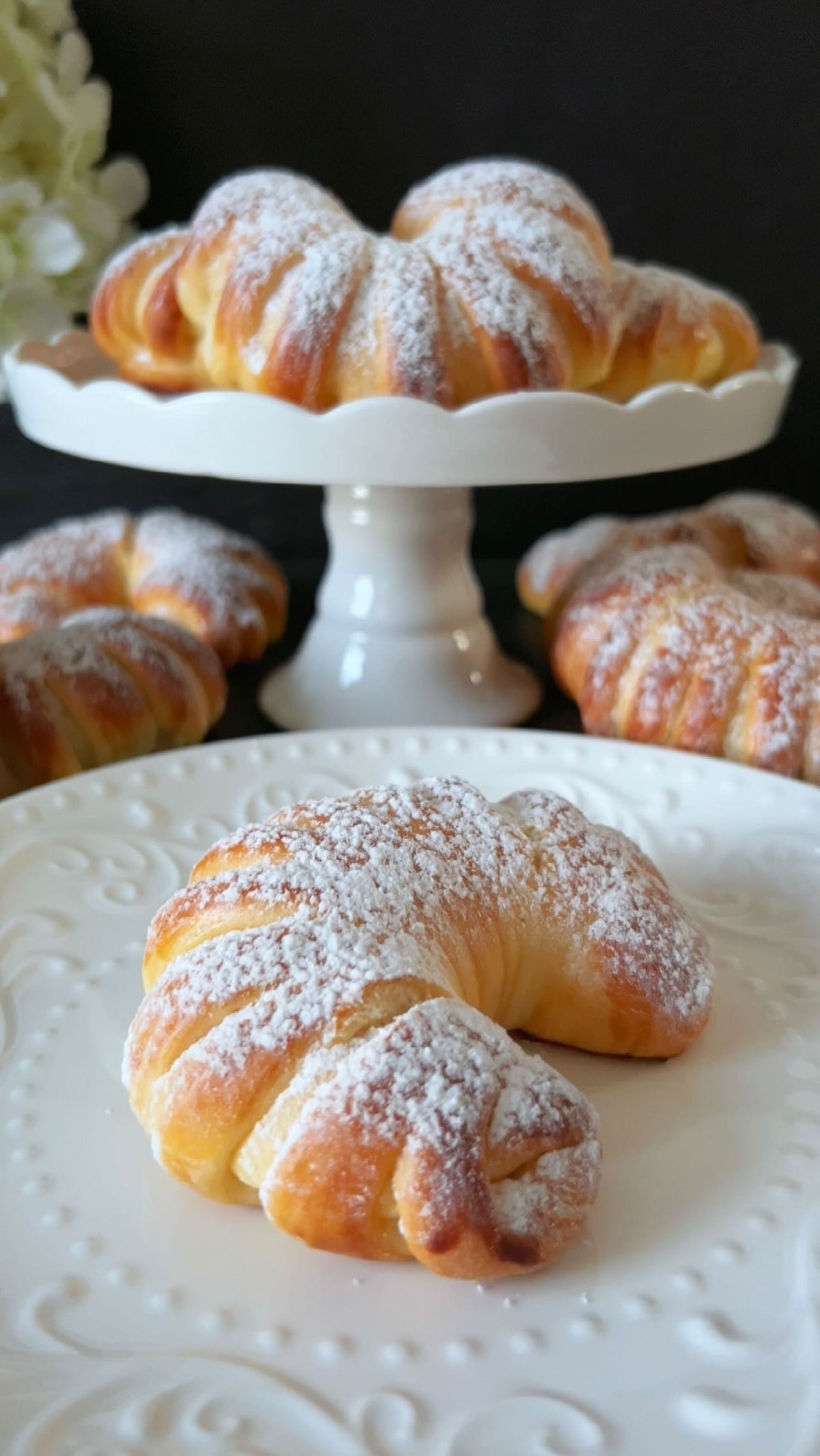 Pudding Crescents Recipe