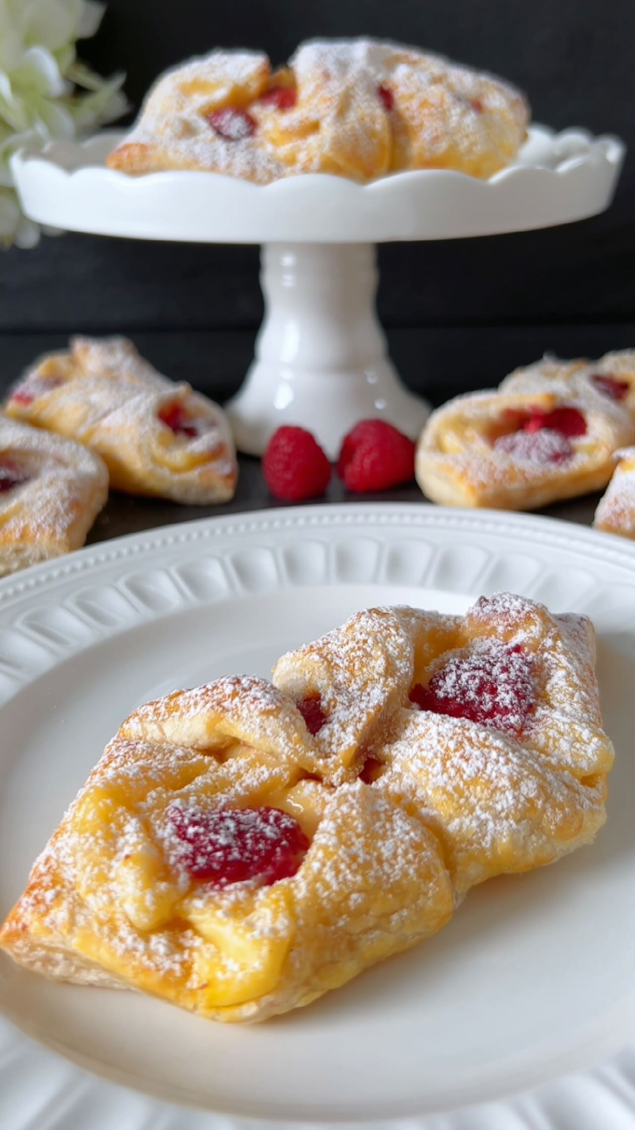 Tartelettes cu Crema de Zmeură