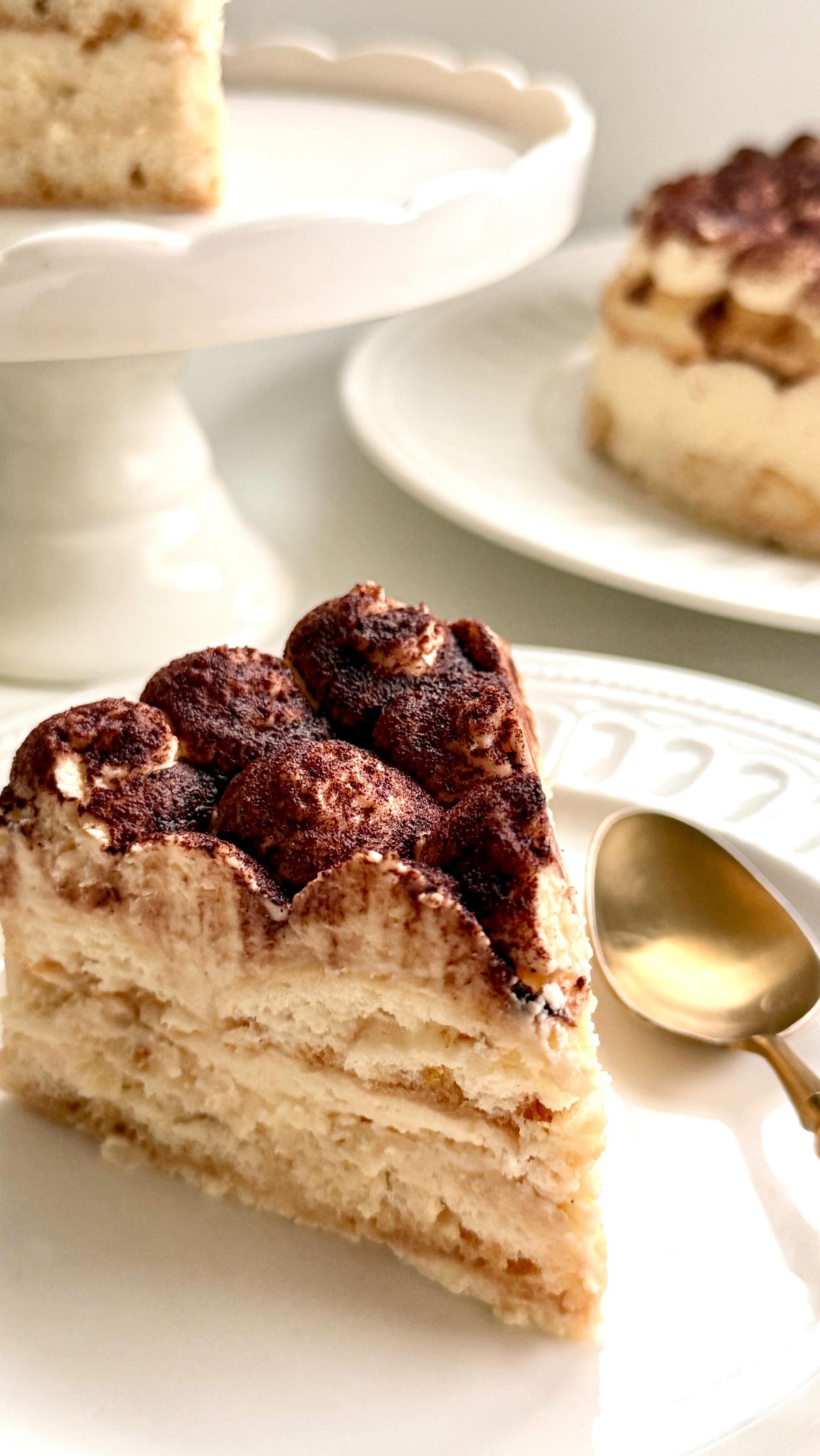 Tiramisu on a Plate