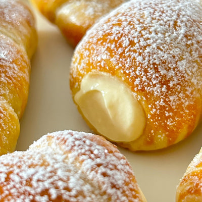 Vanilla Cream Horns Recipe