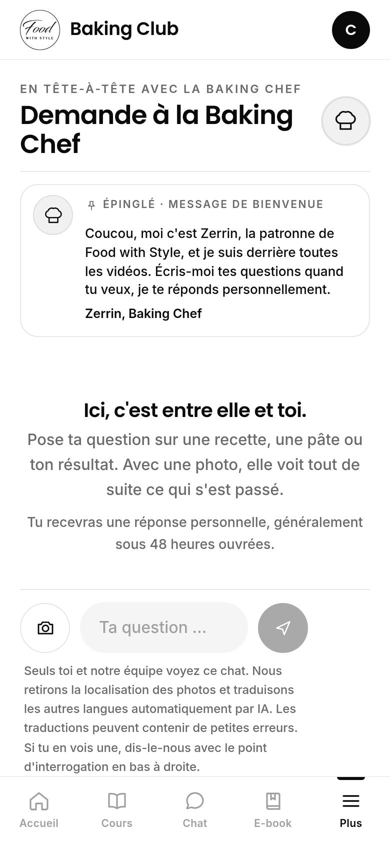 Food with Style Baking Chef
