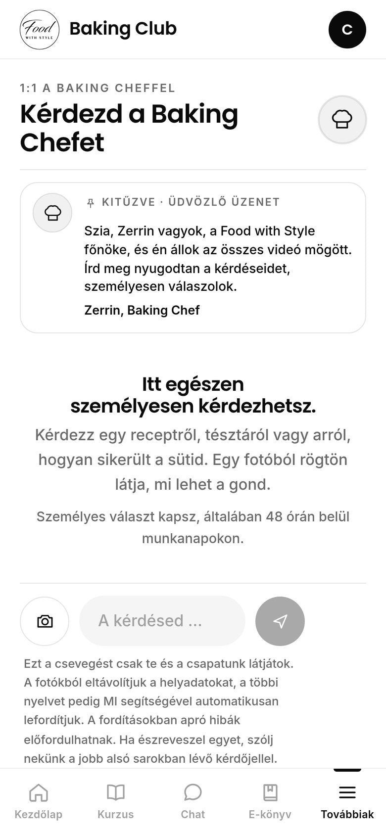 Food with Style Baking Chef