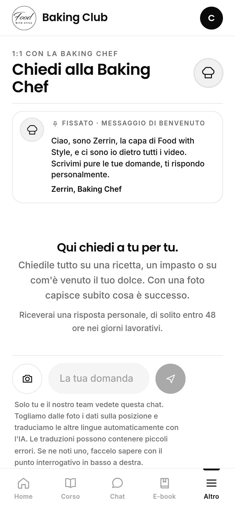 Food with Style Baking Chef