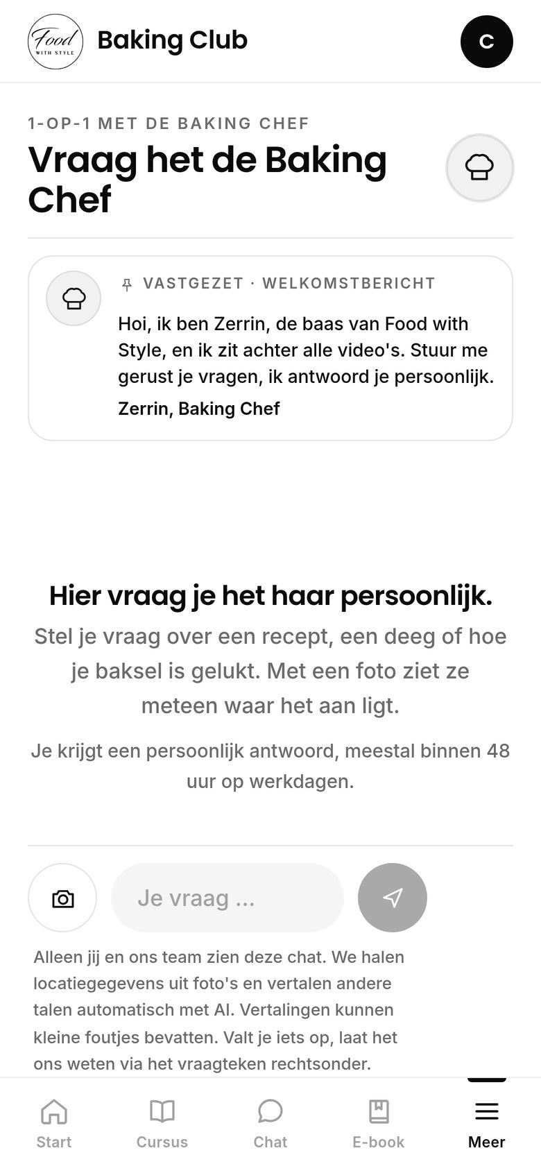 Food with Style Baking Chef
