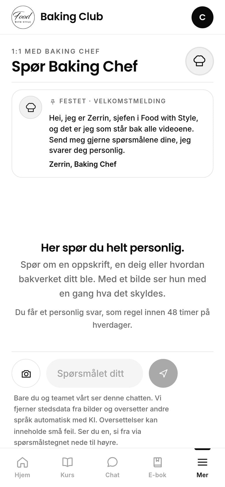 Food with Style Baking Chef