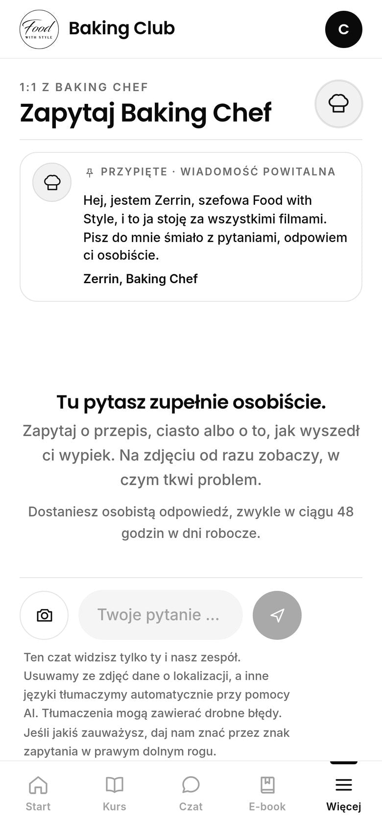 Food with Style Baking Chef