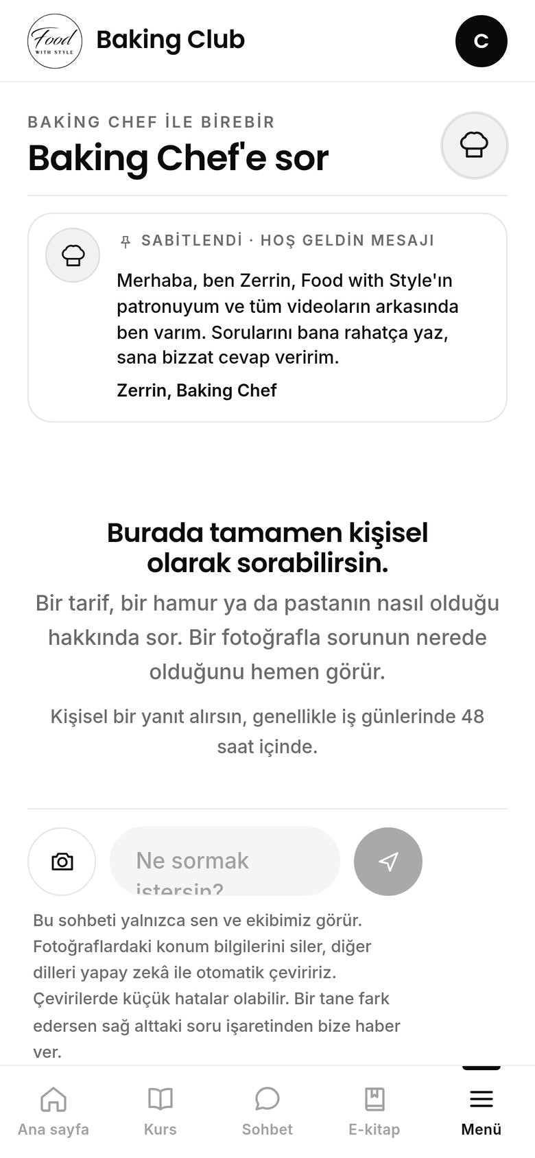 Food with Style Baking Chef