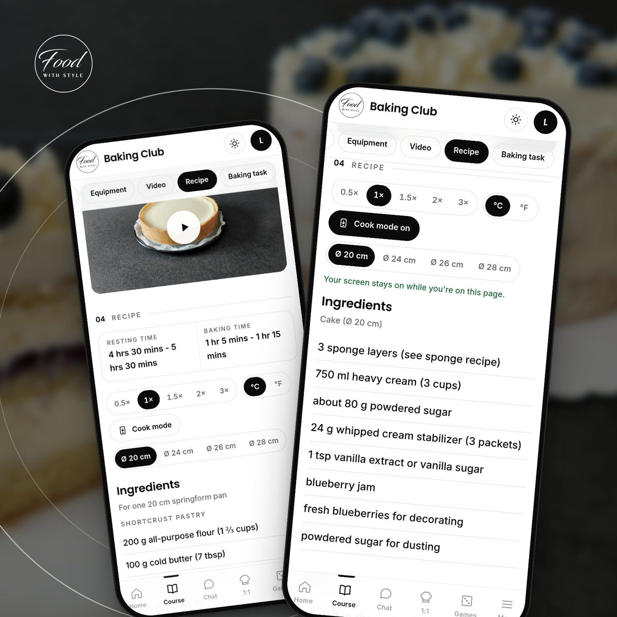 Food with Style Baking Club recipe