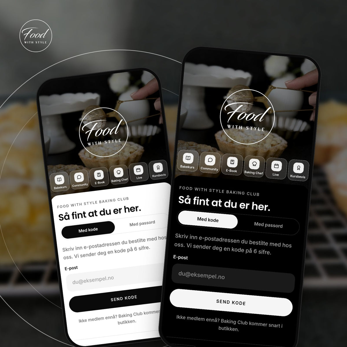 Food with Style Baking Club app