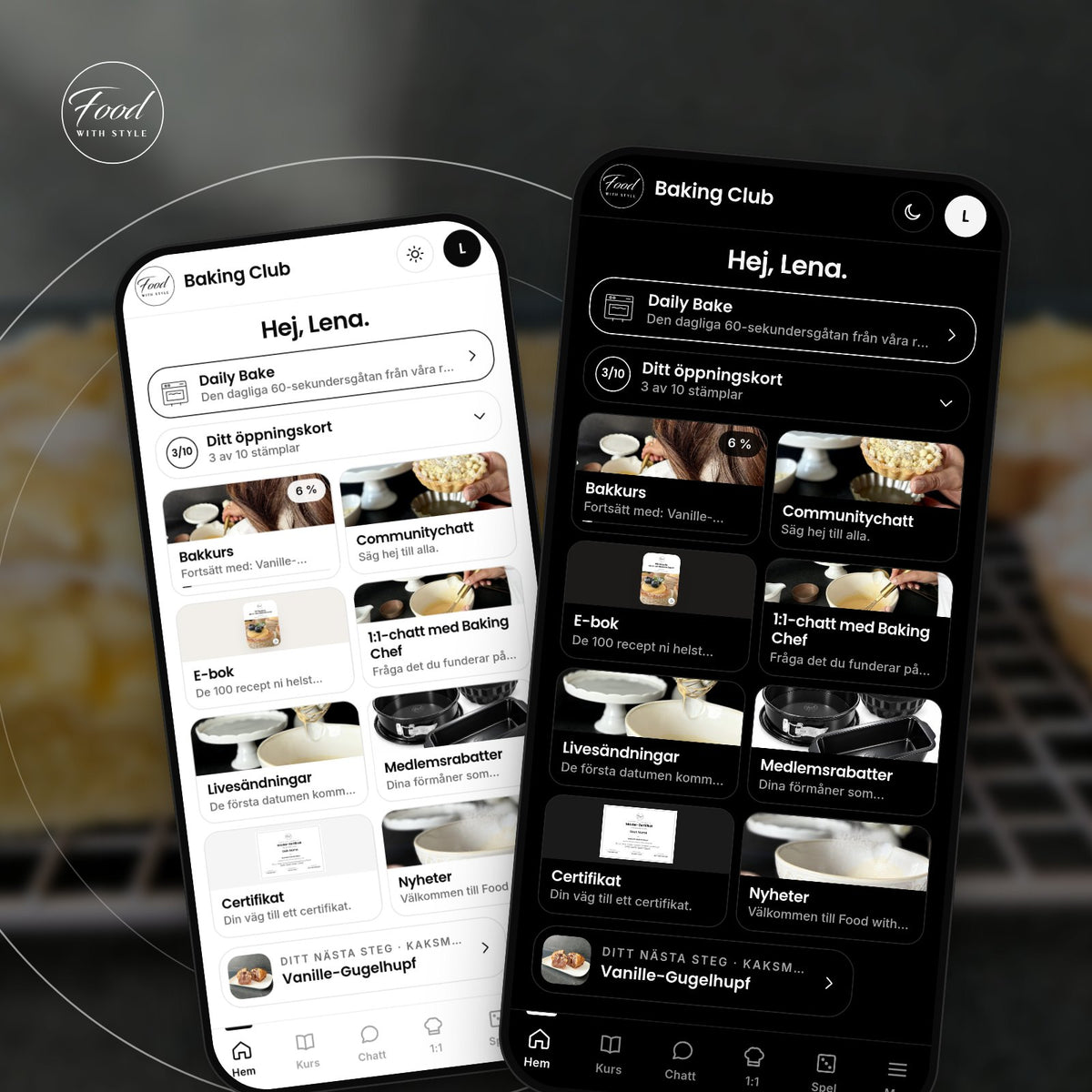 Food with Style Baking Club app