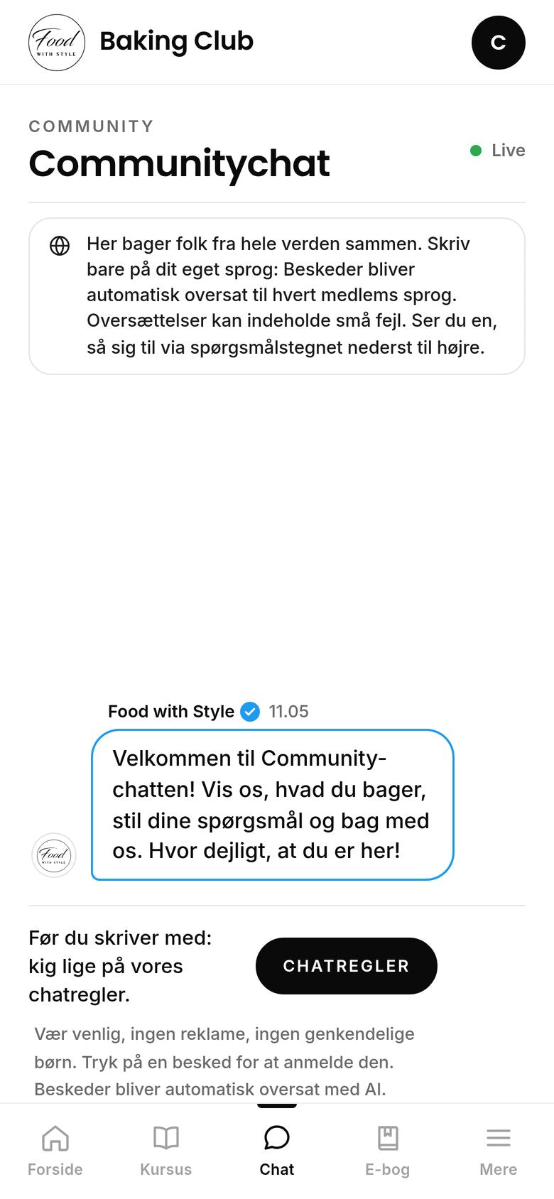 Food with Style Baking Club community