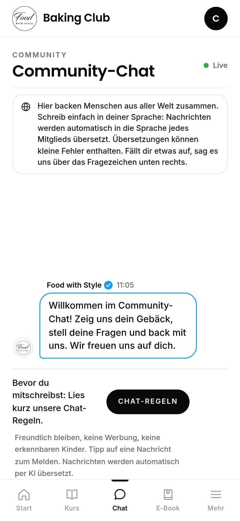 Food with Style Baking Club community