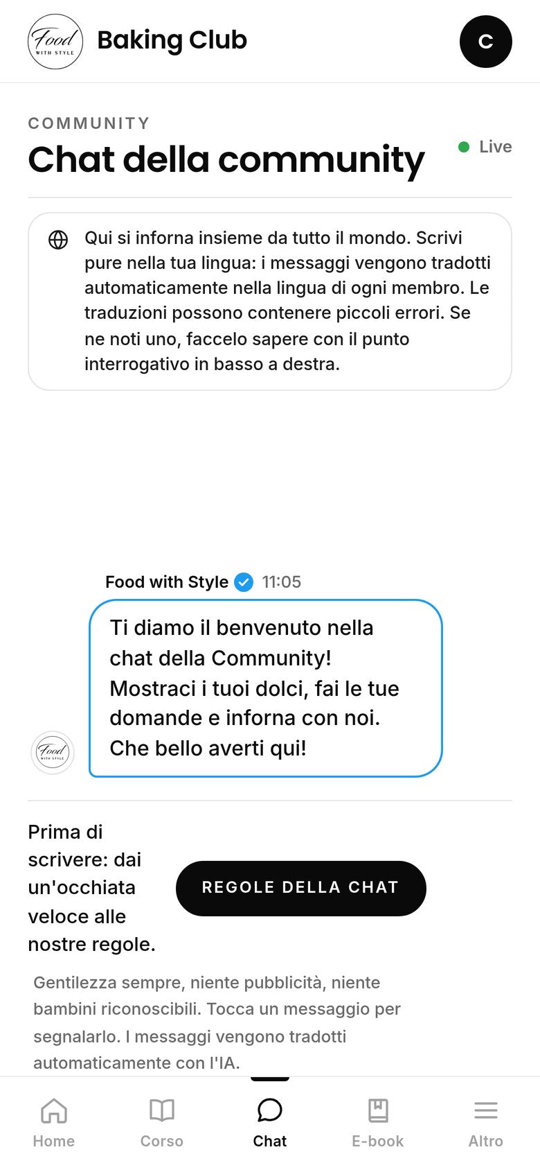 Food with Style Baking Club community