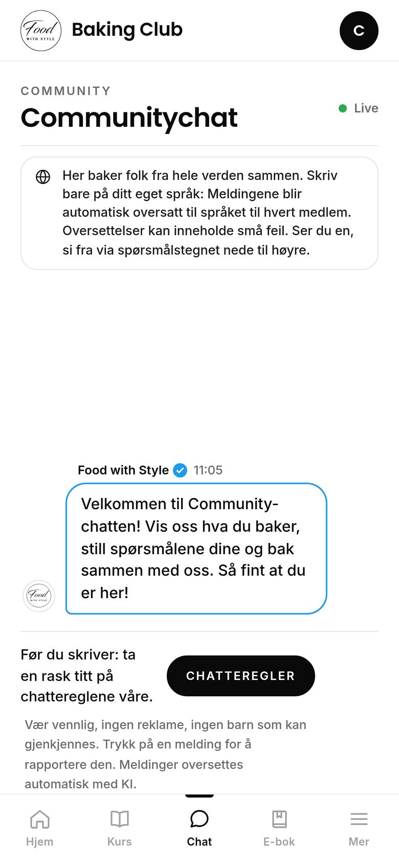 Food with Style Baking Club community