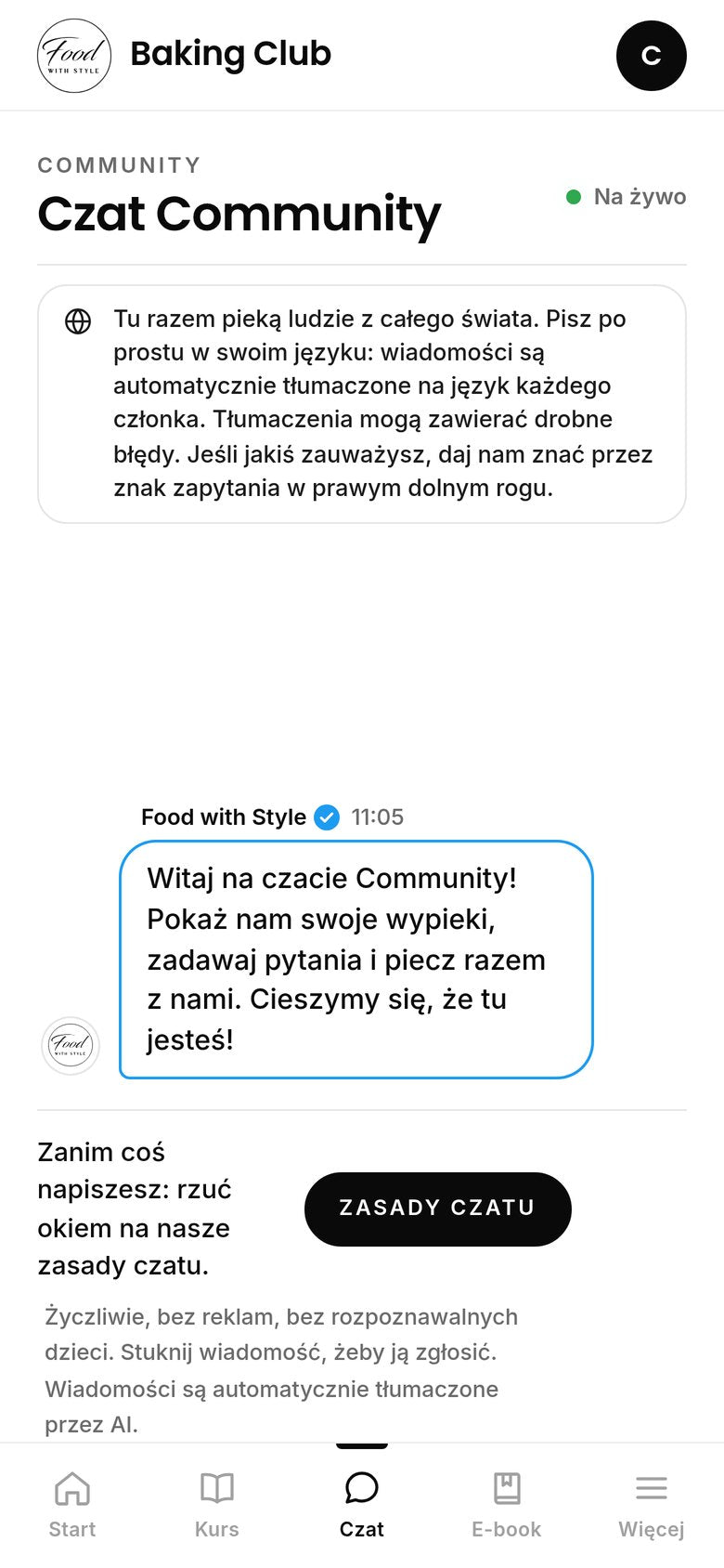 Food with Style Baking Club community