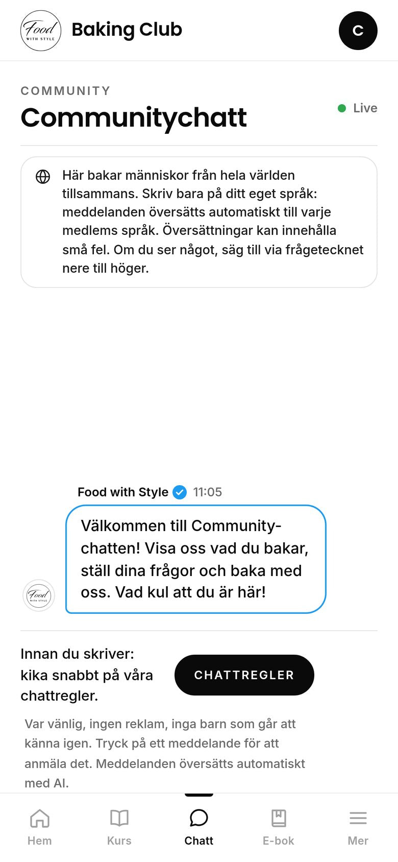 Food with Style Baking Club community