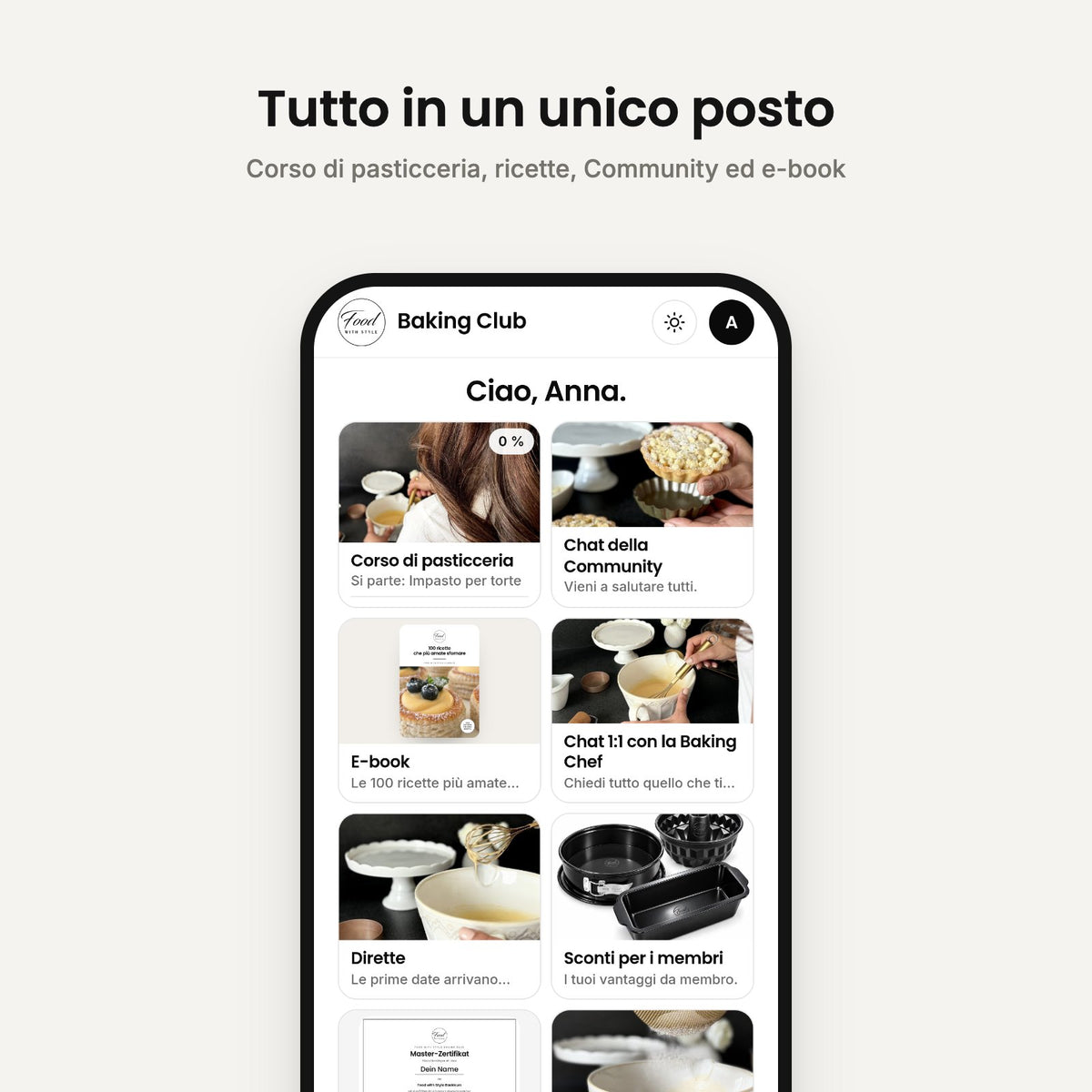 Baking Club app