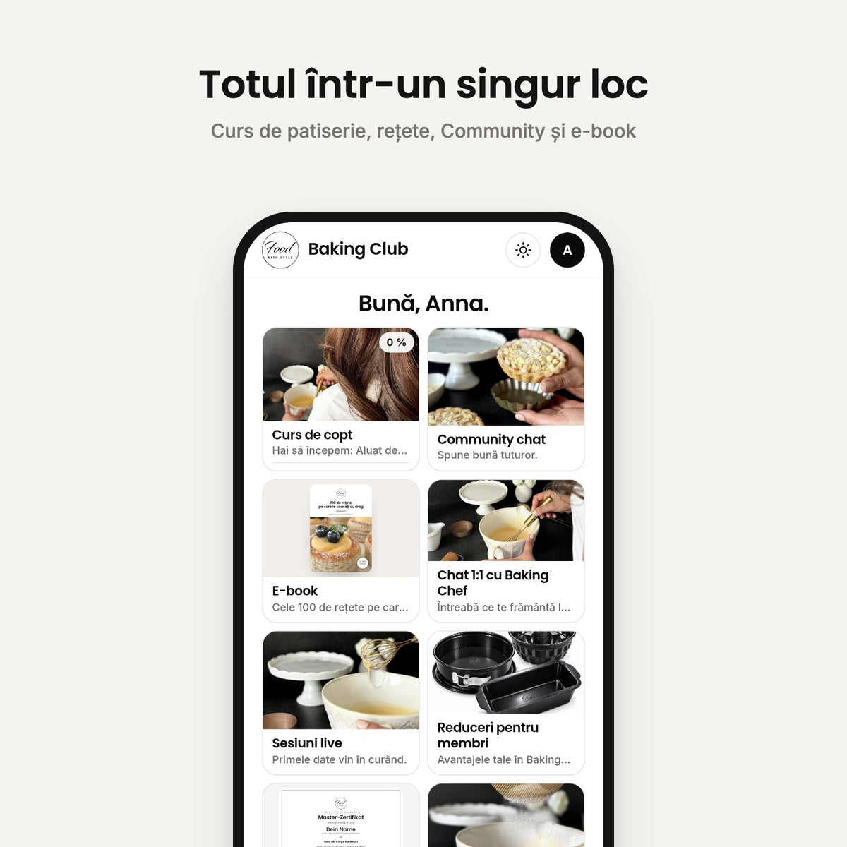 Baking Club app