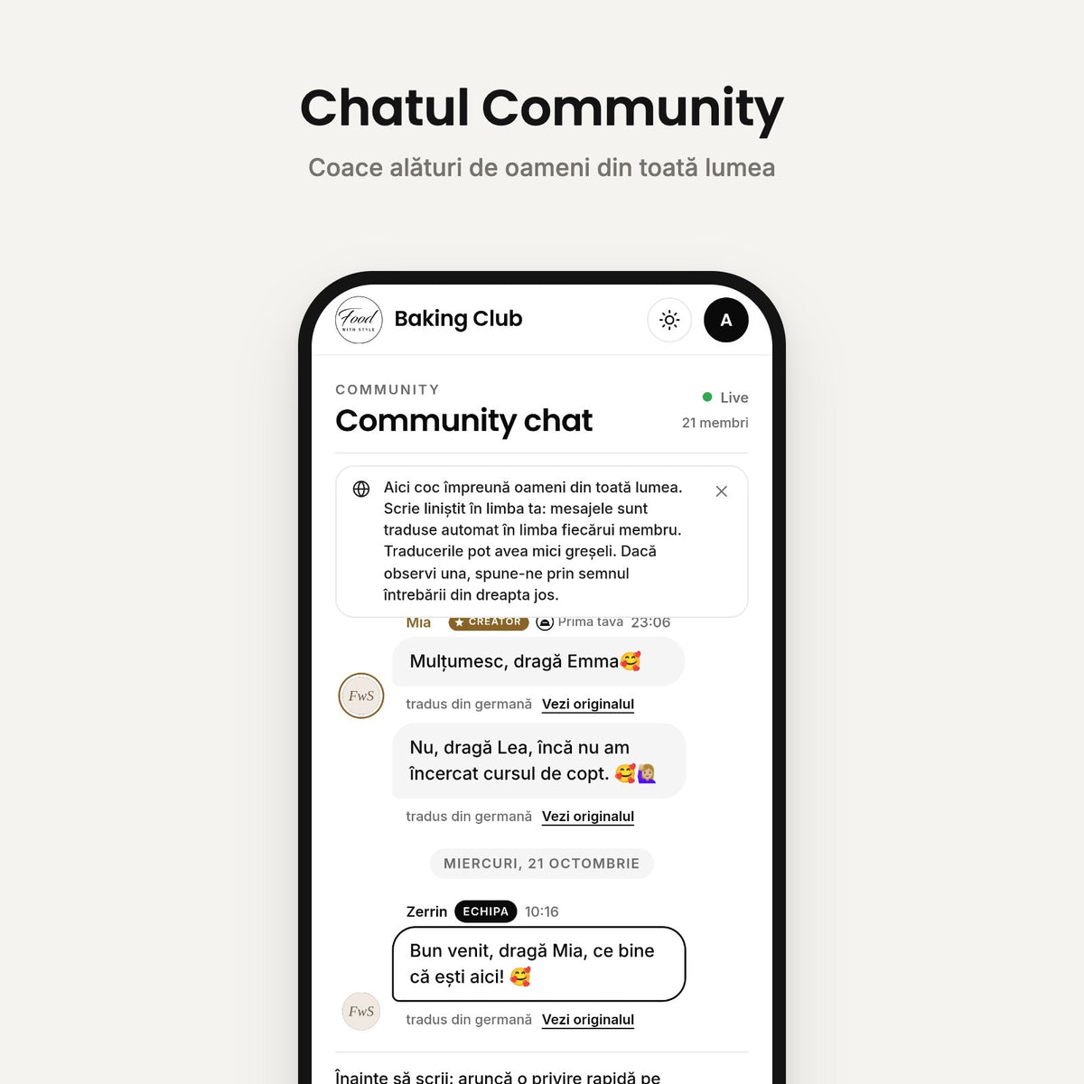 Community chat