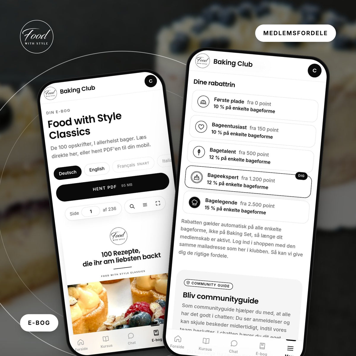 Food with Style Baking Club member perks