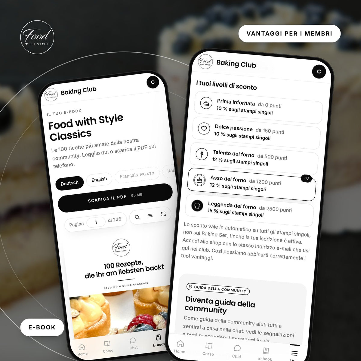 Food with Style Baking Club member perks